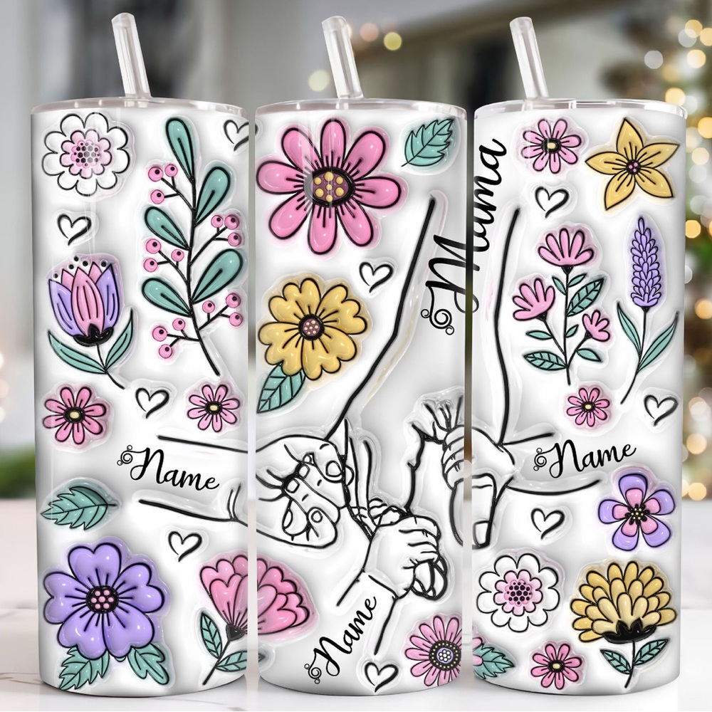 Mom Tumbler 1 - 6 children’s names